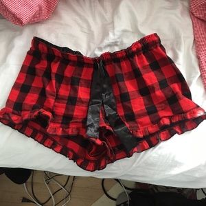 Buffalo Check Patterned Shorts